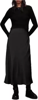 Платье Геры AllSaints, черный