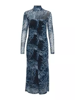 Платье Gestuz EWA, морской синий/дымчато-синий/сапфир