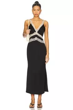 Платье Gianna Never Fully Dressed, black & cream