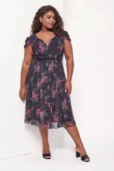 Платье Gina с открытыми плечами Scarlett & Jo, черный