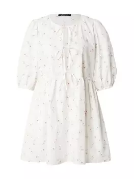 Платье Gina Tricot, белый