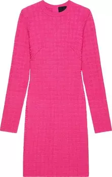 Платье Givenchy 4G Allover Knitted Dress 'Fuchsia', розовый