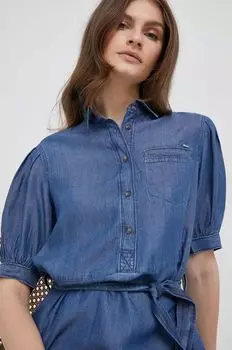 Платье Glennis Pepe Jeans, темно-синий