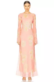 Платье Gloria от Sau Lee, coral mult