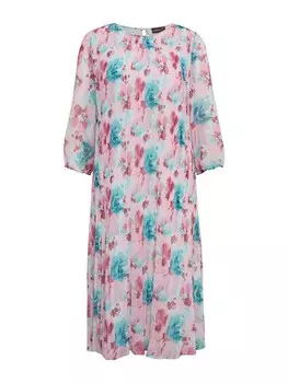 Платье Goldner, цвет Light pink/Dark pink