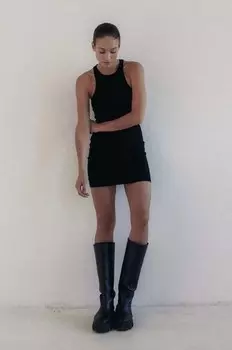 Платье-гонщик Muuv., черный