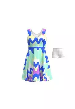 Платье Good Vibes 3в1 - белый/смешанный BIDI BADU, цвет Mehrfarbig