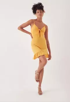 Платье горчичное Herita, желтый