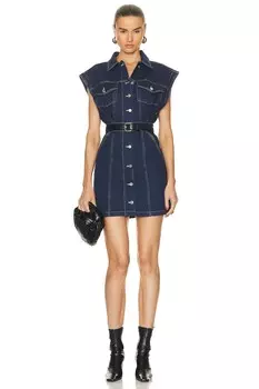 Платье Grlfrnd Celeste Denim Vest, цвет Beverly Glen