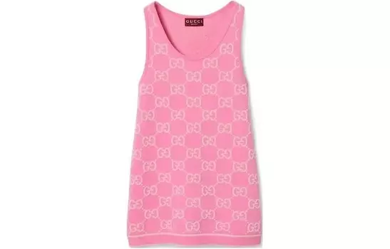 Платье Gucci без рукавов, розовый