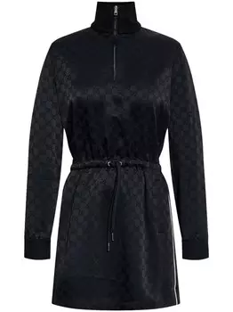 Платье Gucci GG из жаккарда, черный