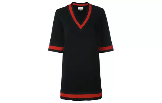 Платье Gucci с короткими рукавами, черный