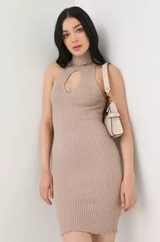 Платье Guess, бежевый