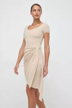 Платье Guess, бежевый