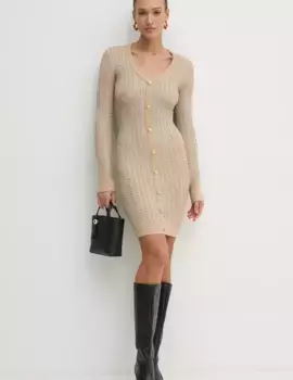 Платье Guess, бежевый