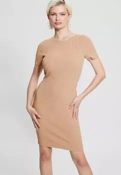 Платье Guess, цвет marrone chiaro