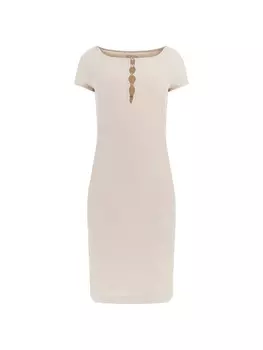 Платье GUESS Knitted dress, кремовый