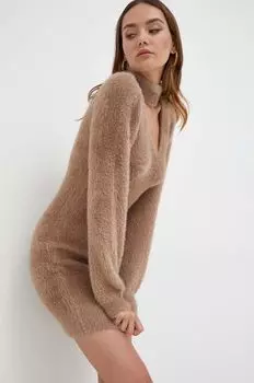 Платье Guess, коричневый