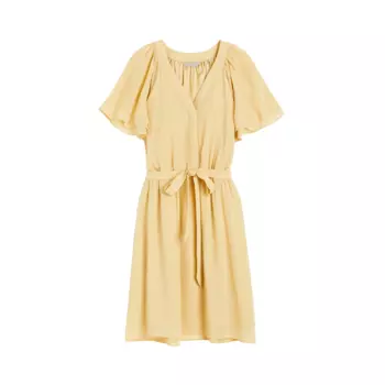 Платье H&M Chiffon, желтый