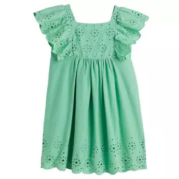 Платье H&amp;M Cotton, зеленый