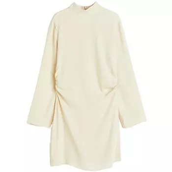 Платье H&amp;M Gathered, светло-бежевый