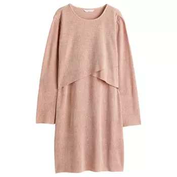 Платье H&amp;M Jersey Nursing Maternity, пудрово-розовый