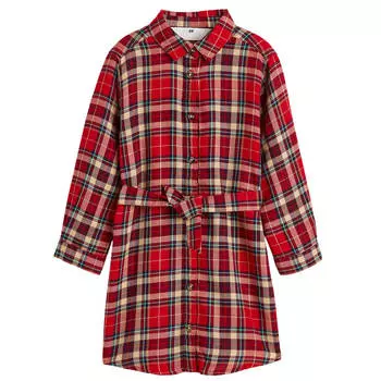 Платье H&amp;M Shirt, красный