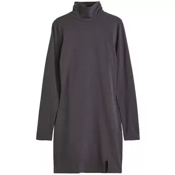 Платье H&amp;M Turtleneck Bodycon, темно-серый