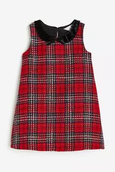 Платье H&M A-line, красный/черный/белый