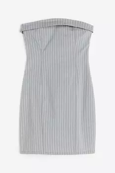 Платье H&M Bandeau, серый
