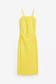 Платье H&M Bandeau, желтый