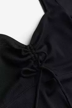 Платье H&M Cut-out Bodycon, черный