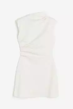 Платье H&M Draped, белый