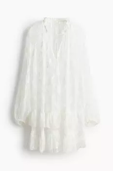 Платье H&M Lace, белый