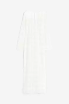 Платье H&M Open-backed Crochet-look, белый
