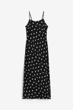 Платье H&M Slip, черный
