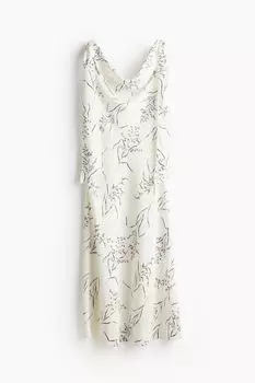 Платье H&M Tie-strap, белый