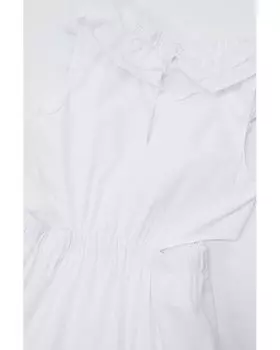 Платье HABITUAL girl High-Low Ruffle Maxi Dress, белый