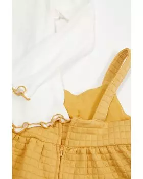 Платье HABITUAL girl Quilted Jumper Set, цвет Mustard