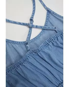 Платье HABITUAL girl Ruffle Dropwaist Dress, индиго