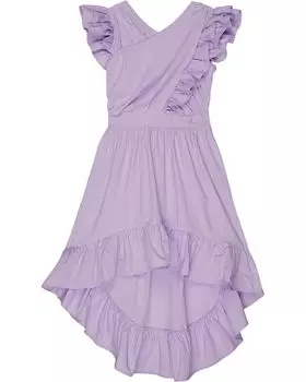 Платье HABITUAL girl Wrap Ruffle Dress, фиолетовый