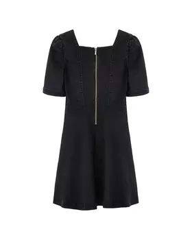 Платье Habitual с пышными рукавами, черный