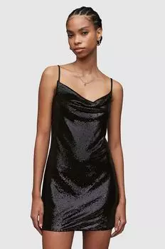 Платье Хадди AllSaints, черный