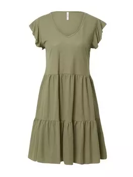 Платье Hailys Leonie, хаки
