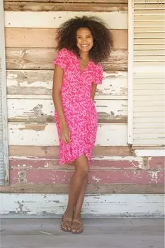 Платье халат Chelsea ecovero Aspiga, розовый