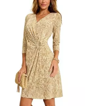 Платье-халат Clara Playa Tommy Bahama, коричневый/бежевый