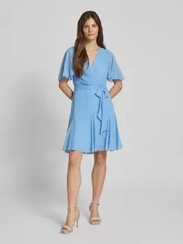 Платье-халат длиной до колена из шифона, модель «WANDELLA» Lauren Ralph Lauren