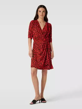 Платье-халат длиной до колена THE KOOPLES, оранжевый