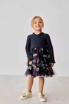 Платье халат из тюля Baker By Ted Baker, синий