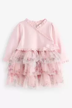 Платье халат из тюля Baker By Ted Baker, розовый